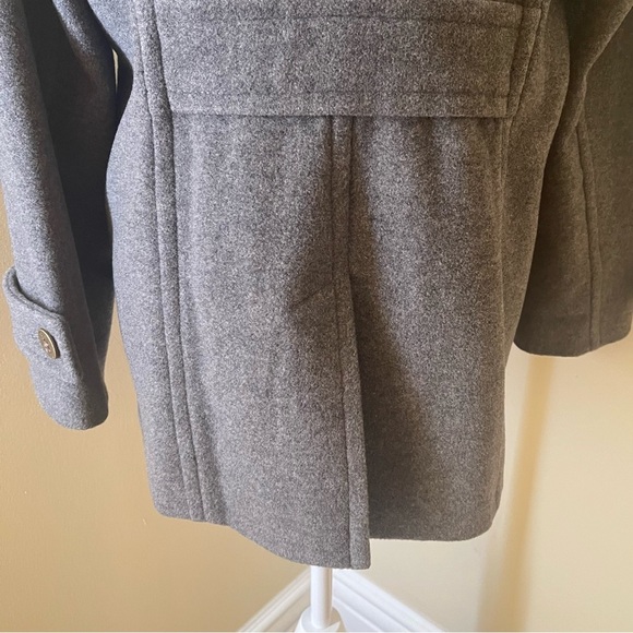 LANDS’ END Double Breasted Pea Coat - Picture 6 of 9